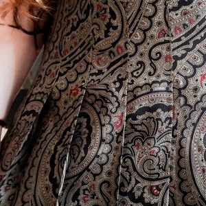 Vintage Burberry Paisley Skirt